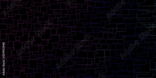 Dark Pink, Blue vector texture in rectangular style. New abstract illustration with rectangular shapes. Pattern for business booklets, leaflets