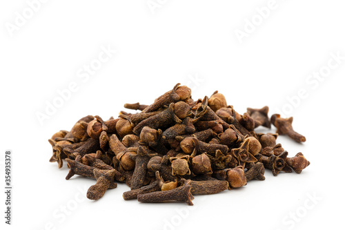 Cloves isolated on white background.