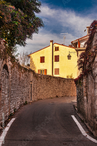 narrow street in the old town