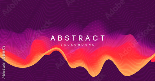 Moving colorful abstract background. Dynamic Effect. Vector Illustration. Design Template.