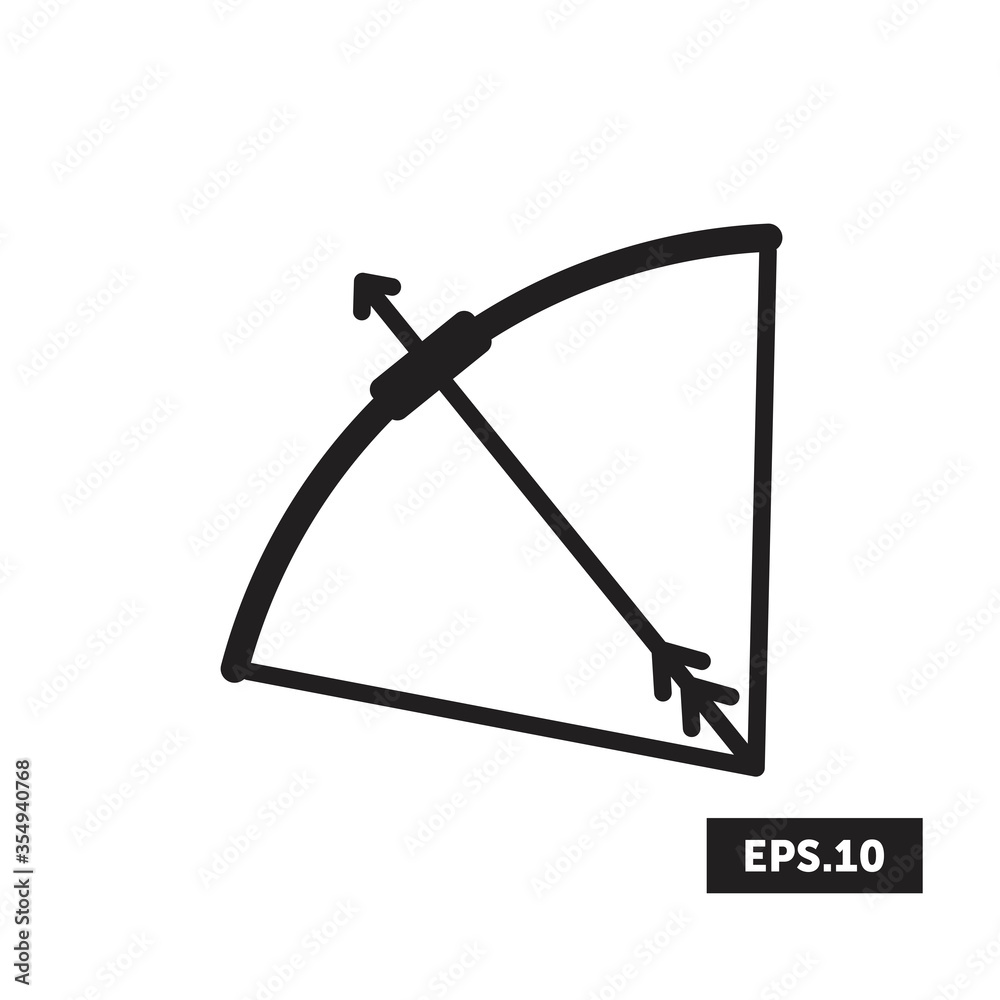 Archery icon, Archery sign/symbol vector Archery icon, Archery sign/symbol vector