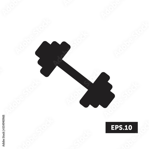 Fitness Barbell icon, Fitness Barbell sign/symbol vector