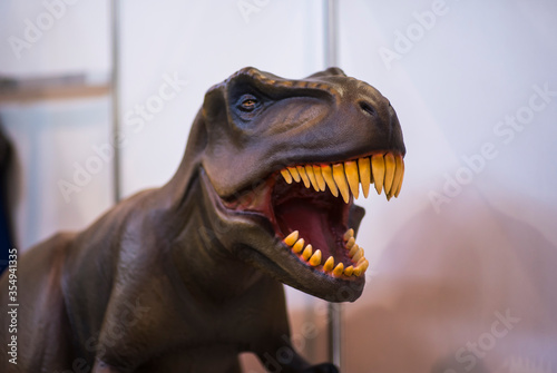 Plastic Mannequin carnivorous dinosaur Tyrannosaurus.