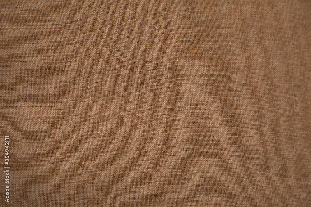 Fototapeta premium brown fabric texture close up