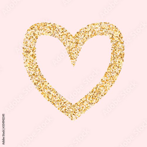 Golden Shine Light Pink Background. Bridal Splash 