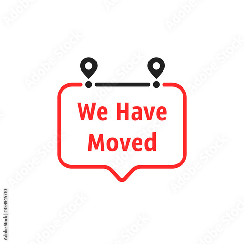 red thin line we have moved buble