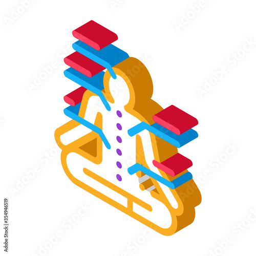 yogi traditional chinese medicine icon vector outline illustration