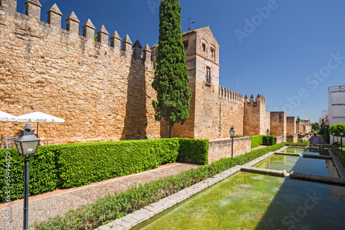 Panoramic view of the medieval walls of Córdoba, Spain. photo