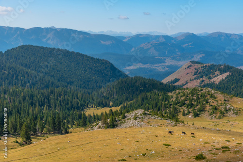 Rugova mountains and Prokletije national park in Kosovo photo