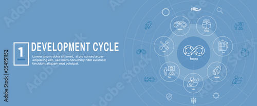 Development Operations & Life Cycle - DevOps Icon