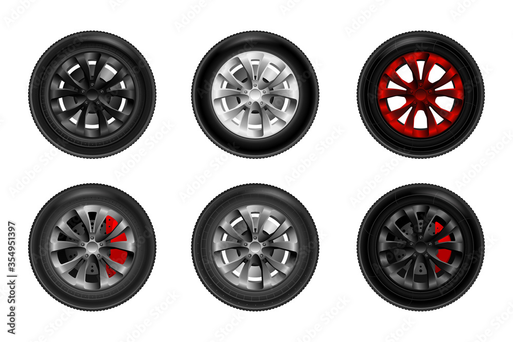Car wheel collection