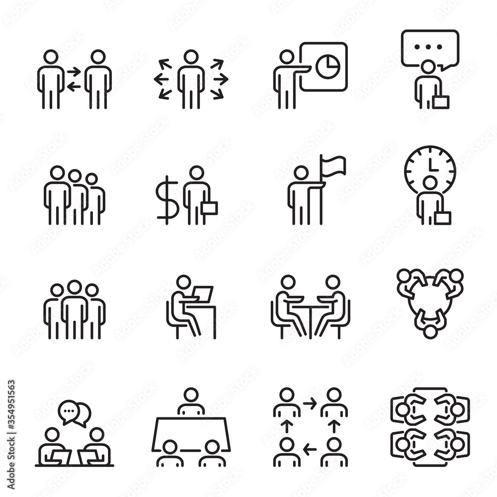 Business People Icons Business People Icons
