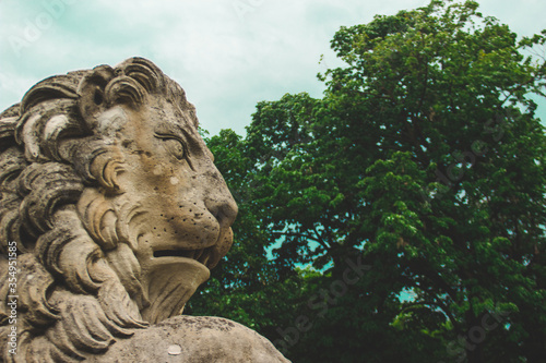 lion statue in the park © George