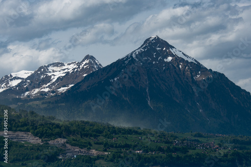 landscape,mountain range in Switzerland
