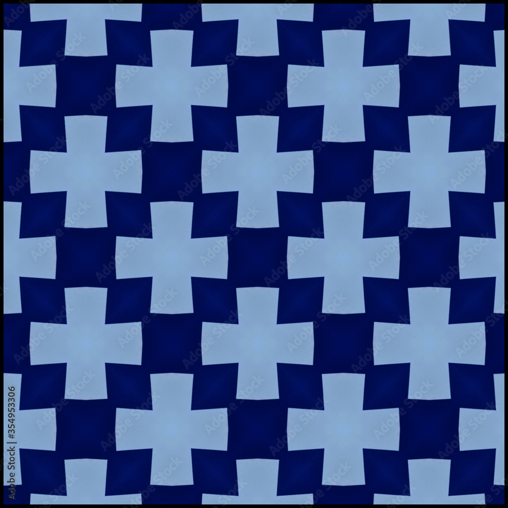 Fototapeta premium blue checkered flag