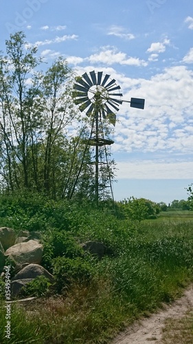 windmill in the forest