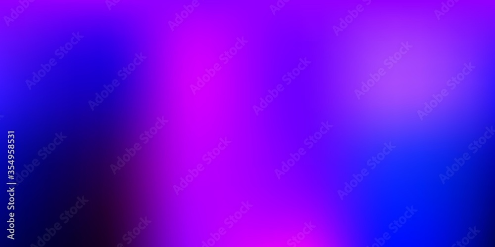 Obraz premium Light Pink, Blue vector gradient blur layout.