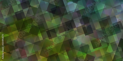 Light Blue, Green vector texture with triangular style.