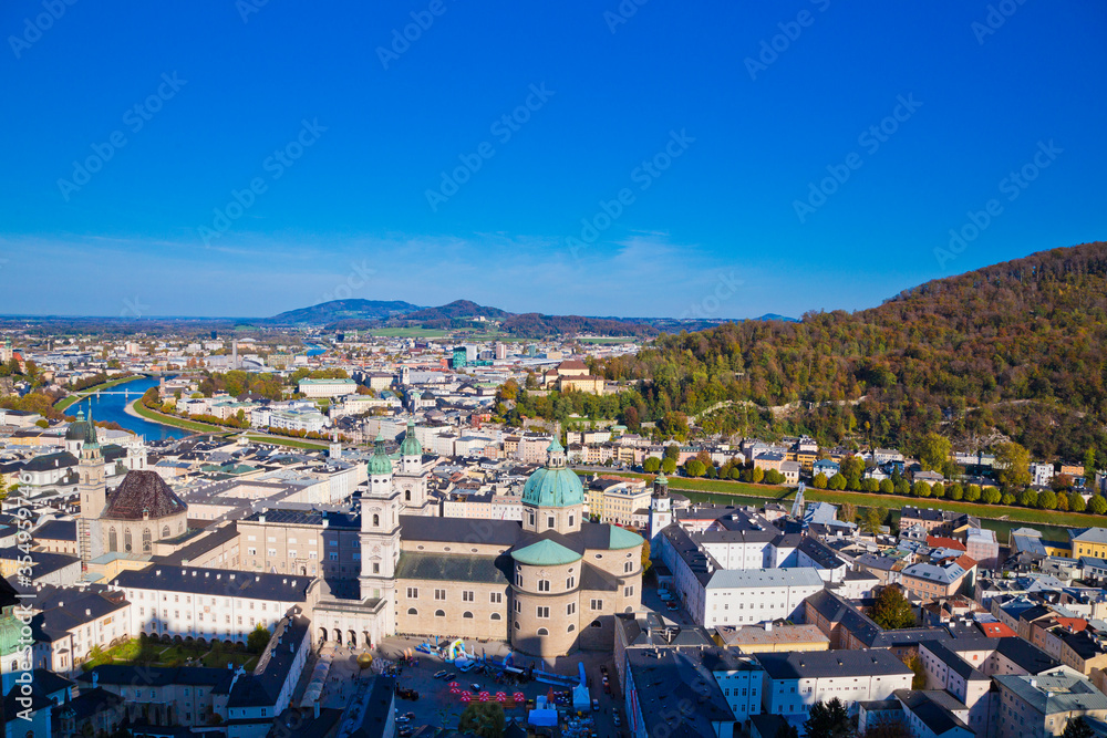 Cityscapes of Salzburg, Austria