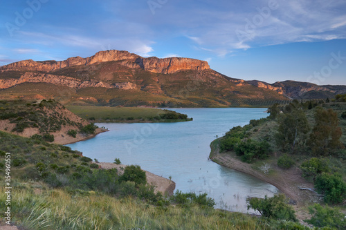 head of the Guadalhorce reservoir, Malaga. Spain
