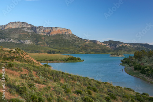 head of the Guadalhorce reservoir, Malaga. Spain