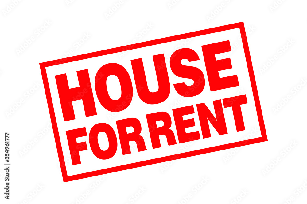 house for rent badge on white background house for rent badge on white background