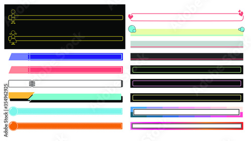 subtitle design template
