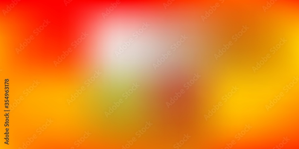 Light Orange vector abstract blur pattern.