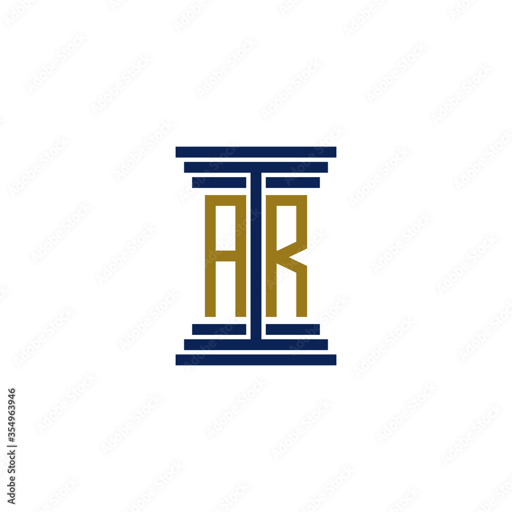 ar logo design vector icon ar logo design vector icon