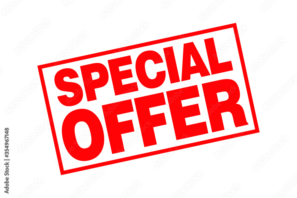 special offer badge on white background special offer badge on white background