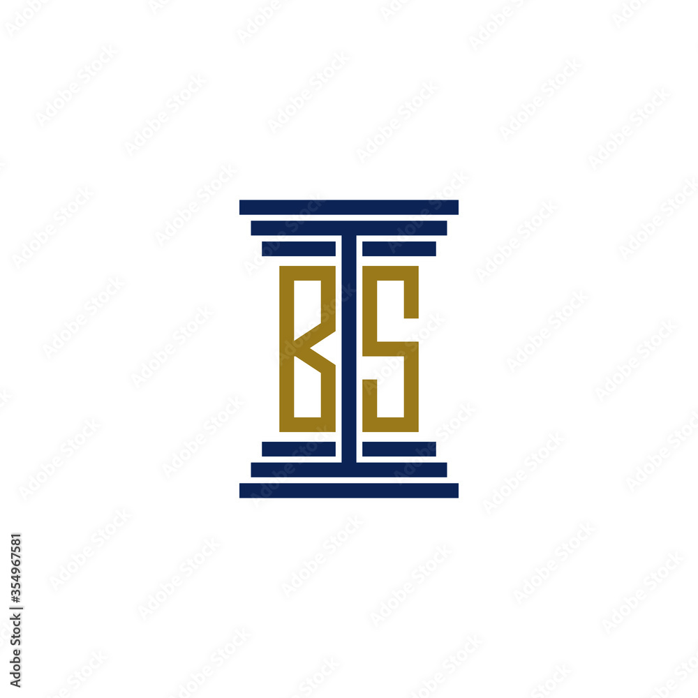 bs logo design vector icon bs logo design vector icon