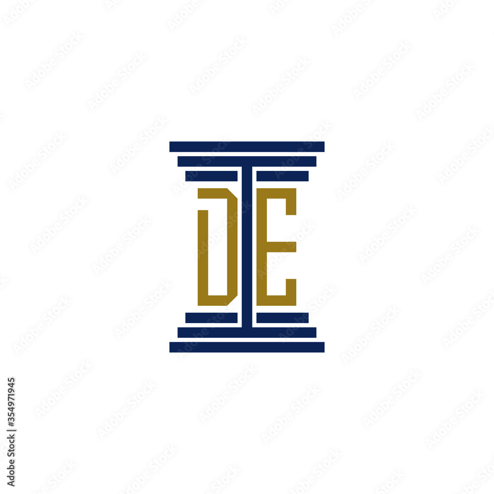 de logo design vector icon de logo design vector icon