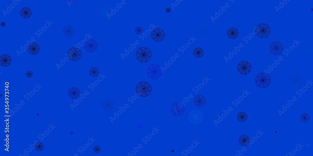 Light BLUE vector background with bubbles. Light BLUE vector background with bubbles.