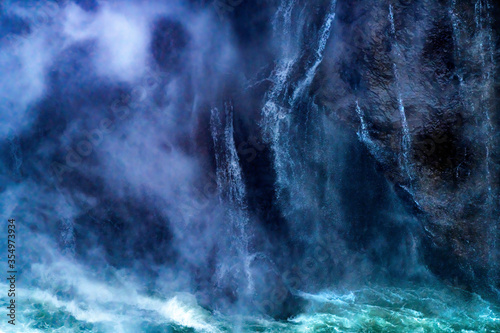 Snoqualme Falls Waterfall Abstract Washington State Pacific Northwest photo