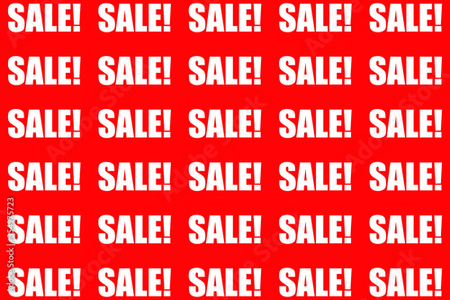 sale text background on red background