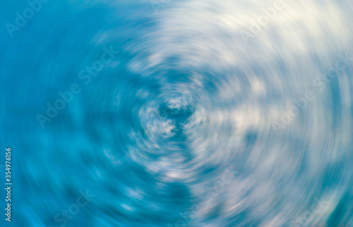 Abstract swirl water blue background