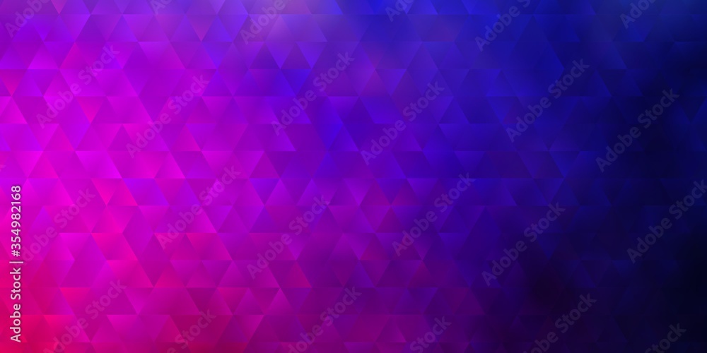 Dark Blue, Red vector background with polygonal style. Dark Blue, Red vector background with polygonal style.