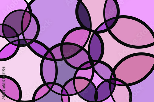 abstract purple background with circles