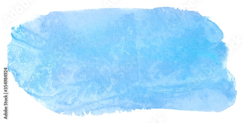 watercolor paint stain texture blue