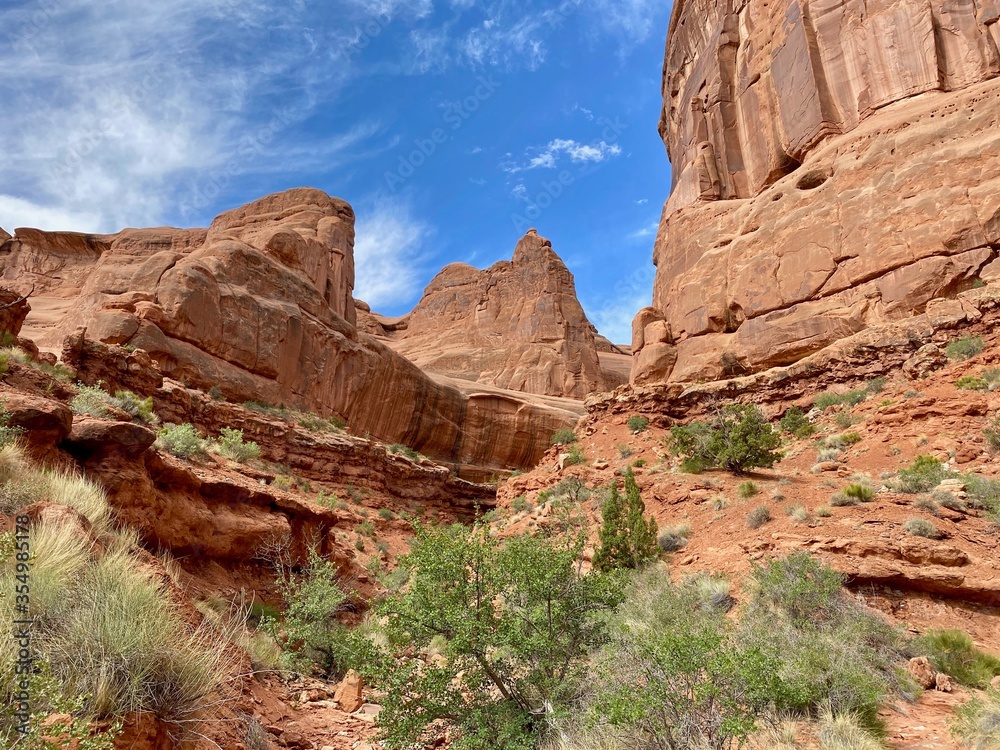 view from arches national park utah view from arches national park utah