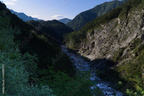 Fototapeta Naklejka Na Ścianę i Meble -  The beautiful landscape of the Tramontina Valley