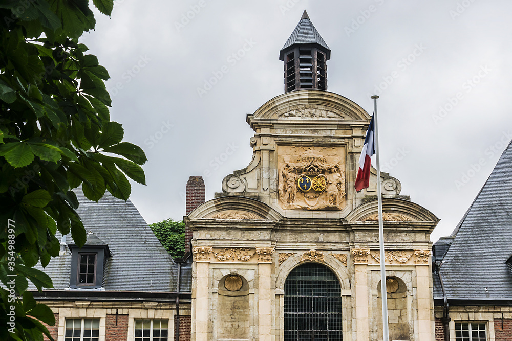 Obraz premium Chapelle du Fort du Reduit in Lille, France. The chapel du Fort (1707) is an example of French classical style.
