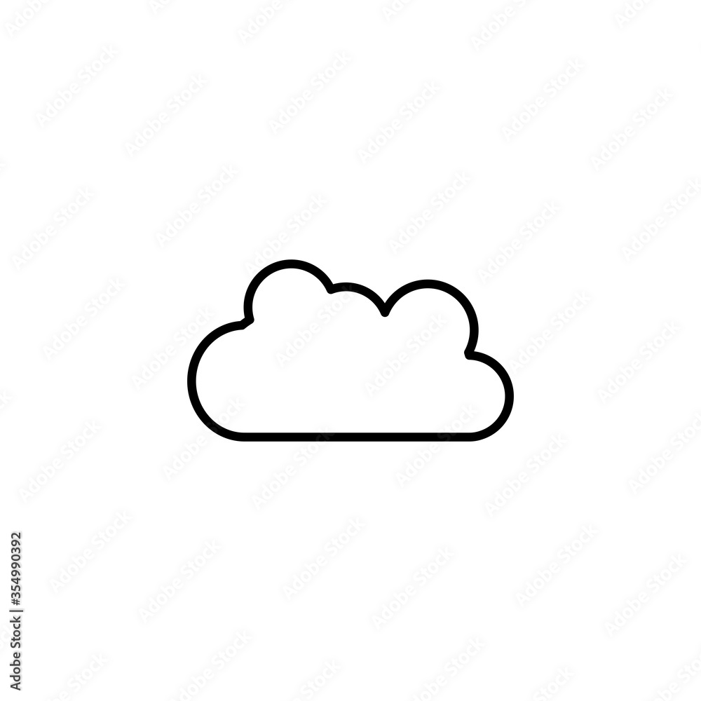Cloud Icon Vector Design Template And Illustration Cloud Icon Vector Design Template And Illustration