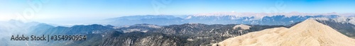 Panoramic view from the peak of Tahtali