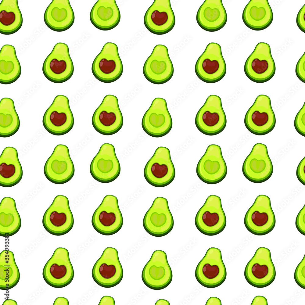 Seamless vector pattern with avocado and small sticks . design of wrapping paper, textile, print. Seamless vector pattern with avocado and small sticks . design of wrapping paper, textile, print.