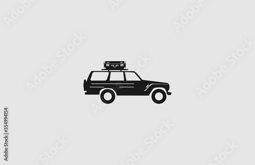 Car SUV Icon Vector