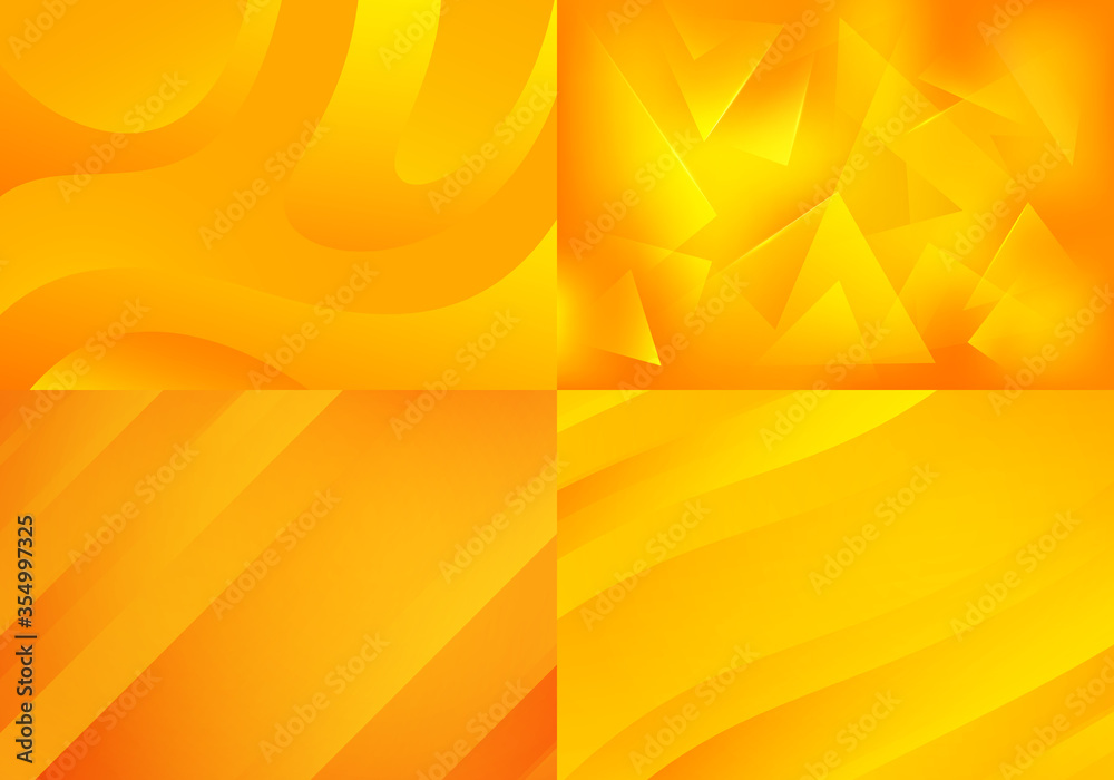Set of Yellow Backgrounds. Vector Abstract Minimalist Patterns. Modern Geometric Wallpapers Set of Yellow Backgrounds. Vector Abstract Minimalist Patterns. Modern Geometric Wallpapers