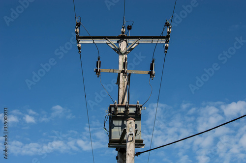 telephone poles lines