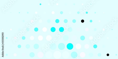 Dark BLUE vector background with spots. Abstract decorative design in gradient style with bubbles. Design for your commercials.