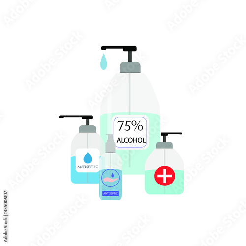 Hand sanitizers. Alcohol rub sanitizers kill most bacteria, fungi and stop some viruses such as coronavirus. Hygiene product. Covid-19 spread prevention.
